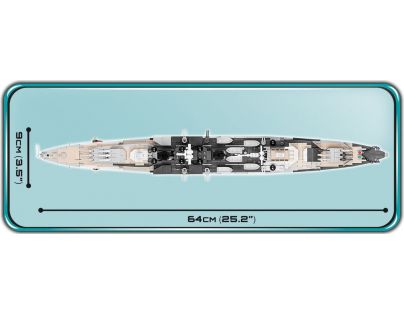 Cobi 4821 World War II Britský Lehký křižník HMS Belfast