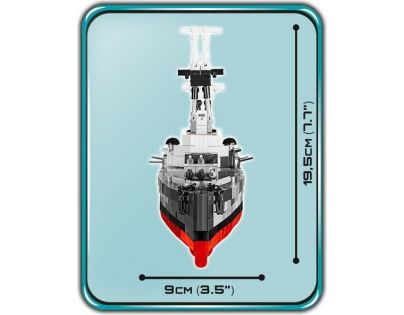 Cobi 4821 World War II Britský Lehký křižník HMS Belfast