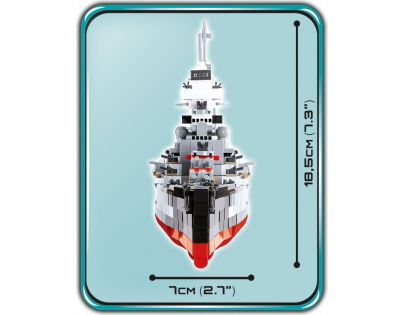 Cobi 4823 Malá armáda II. světová válka Prinz Eugen 1:300