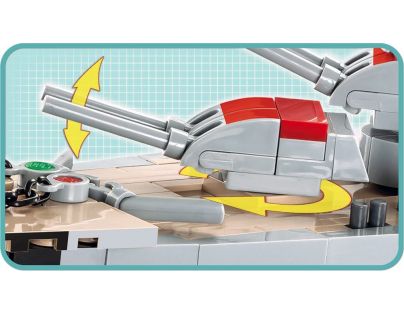 Cobi 4823 Malá armáda II. světová válka Prinz Eugen 1:300
