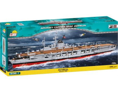 Cobi 4826 II. světová válka Letadlová loď Graf Zeppelin 1 : 300