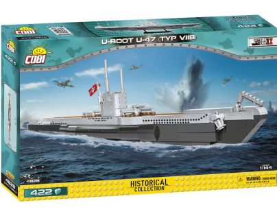 Cobi 4828 II. světová válka Ponorka U-Boot U-47 1:144