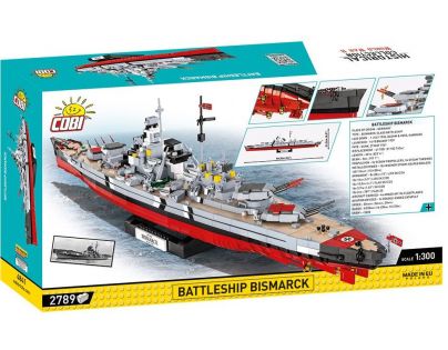 Cobi 4841 II. světová válka Battleship Bismarck