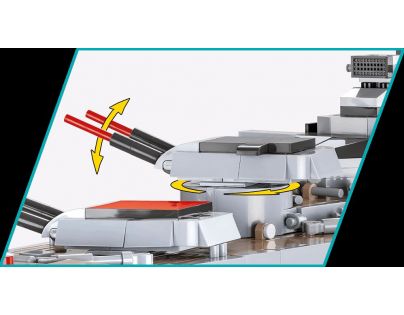 Cobi 4841 II. světová válka Battleship Bismarck
