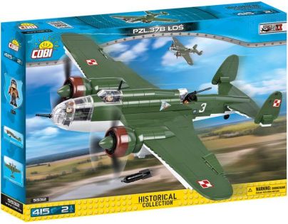 Cobi 5532 Malá armáda II. světová válka PZL P-37B LOS