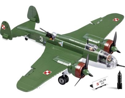 Cobi 5532 Malá armáda II. světová válka PZL P-37B LOS
