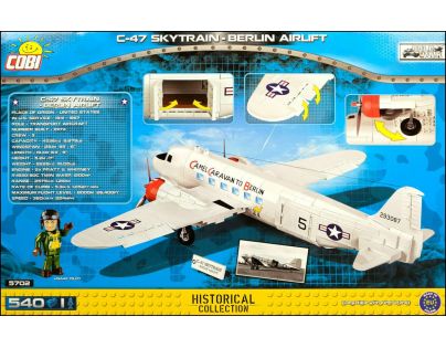 Cobi 5702 Malá armáda II. světová válka Douglas C-47 Skytrain Dakota Berlin Airlift