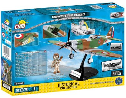 Cobi 5720 II. světová válka Dewoitine D.520 1 : 32