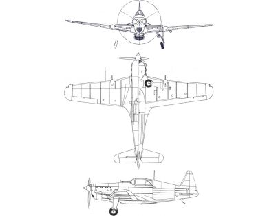 Cobi 5724 II. světová válka Morane-Saulnier MS.406 317 dílků