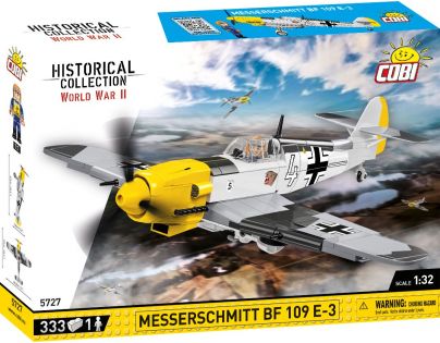 Cobi 5727 II. světová válka Německý stíhací letoun Messerschmitt BF 109 E3 verze 333 dílků