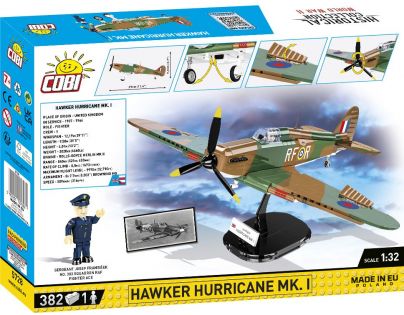 Cobi 5728 II. světová válka Hawker Hurrican Mk. I 382 dílků