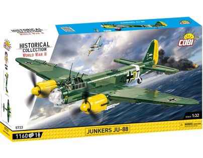 Cobi 5733 II. světová válka Junkers Ju-88 1160 dílků