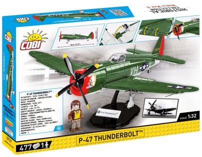Cobi 5737 II. světová válka P-47 Thunderbolt
