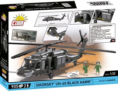 Cobi 5817 Americký víceúčelový vrtulník Sikorski UH-60 Black Hawk 905 dílků