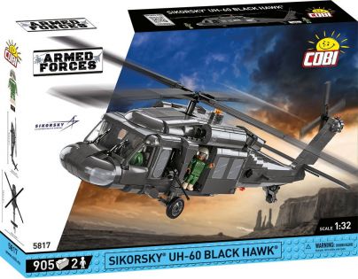 Cobi 5817 Americký víceúčelový vrtulník Sikorski UH-60 Black Hawk 905 dílků