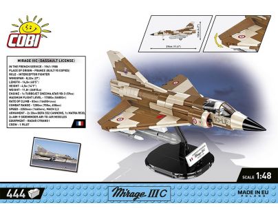 Cobi 5818 Mirage III C 444 dílků