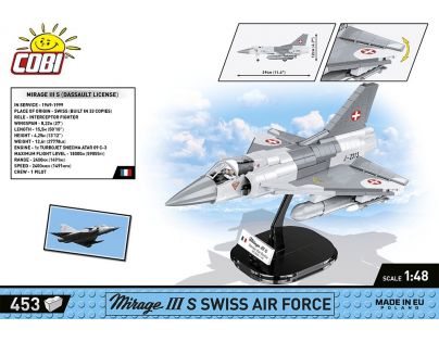 Cobi 5827 Stíhací letoun Dassault Mirage III S 453 dílků