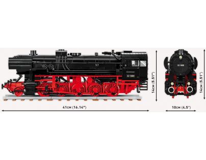 Cobi 6283 II. světová válka Parní lokomotiva DRB Class 52_TY-2