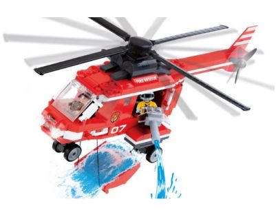 Cobi Action Town 1473 Hasičská helikoptéra