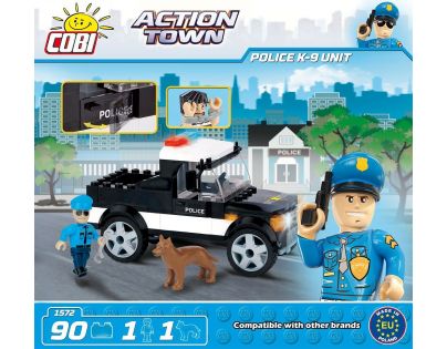 Cobi Action Town 1572 Policie K-9 Unit