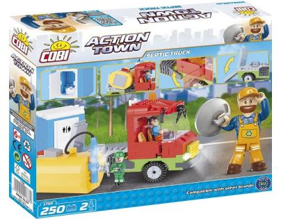 Cobi 1788 Action Town Fekální vůz 250 kostek