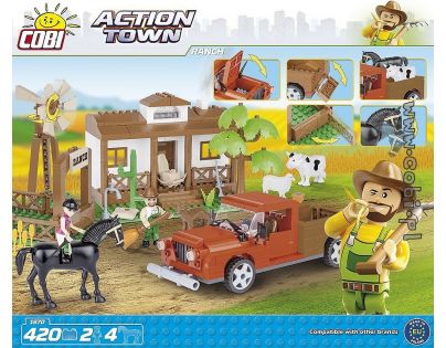 Cobi Action Town Ranč 420 kostek