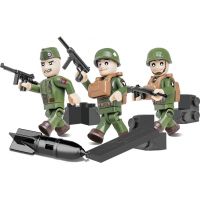 Cobi Malá armáda 2033 Tři figurky s doplňky Americká letecká divize Cobi Malá armáda 2033 Tři figurky s doplňky Americká letecká divize