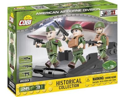 Cobi Malá armáda 2033 Tři figurky s doplňky Americká letecká divize