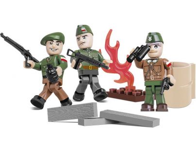 Cobi Malá armáda 2035 Tři figurky s doplňky Varšavské povstání