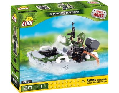 Cobi Malá armáda 2148 Motorový člun Shark