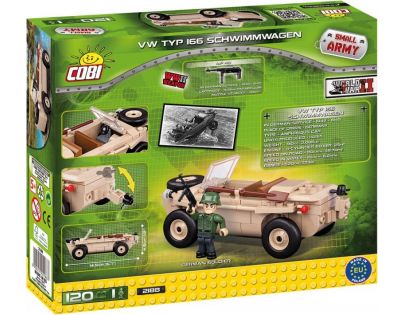 Cobi Malá armáda 2188 VW typ 166 Schwimmwagen