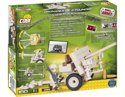Cobi Malá armáda 2189 Ordnance QF 2-pounder