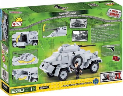 Cobi Malá armáda 2366 II WW Sd. Kfz 222