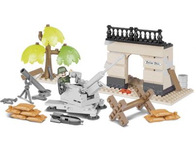 Cobi Malá armáda 2388 II WW 2 cm Flak 30 protiletadlové stanoviště