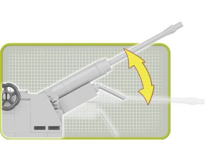 Cobi Malá armáda 2388 II WW 2 cm Flak 30 protiletadlové stanoviště