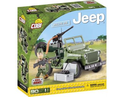 Cobi Malá armáda 24092 JEEP Willys MB