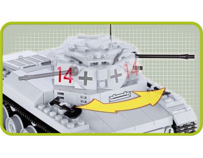 Cobi Malá armáda 2459 Panzer II Ausf. C