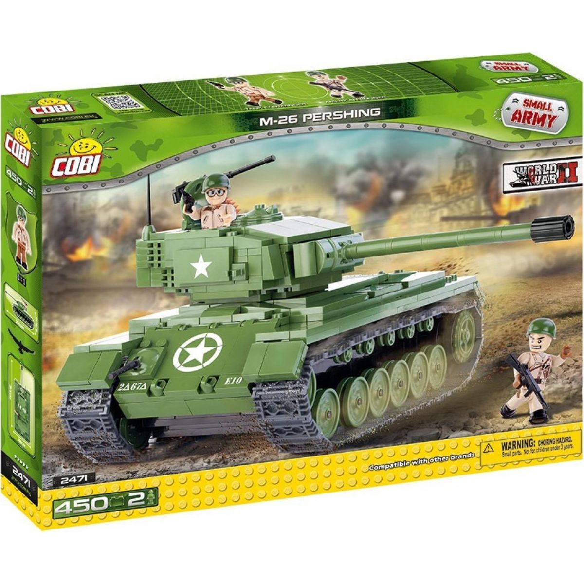 Cobi Malá armáda 2471 Tank M-26 Pershing