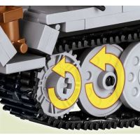 Cobi Malá armáda 2472 Sd.Kfz.251-10 Ausf. C šedé vozidlo - Poškozený obal 3
