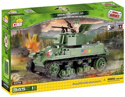 Cobi Malá armáda 2478 M5A1 Stuart VI