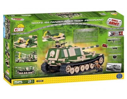 Cobi Malá armáda 2496 II WW Panzerjager Tiger SdKfz 184