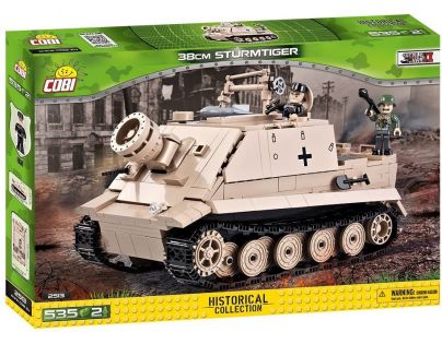 Cobi Malá armáda 2513 II WW 38 cm Sturnnorser Sturmtiger