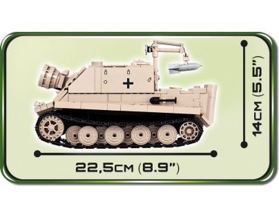 Cobi Malá armáda 2513 II WW 38 cm Sturnnorser Sturmtiger