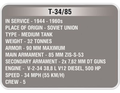 Cobi Malá armáda 3005 World of Tanks T-34