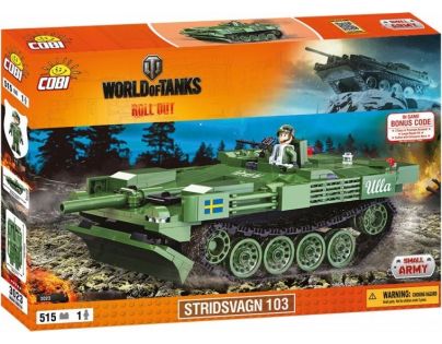 Cobi Malá armáda 3023 World of Tanks Stridsvagn 103