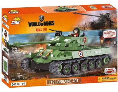 Cobi Malá armáda 3025 World of Tanks F19 Lorraine 40t