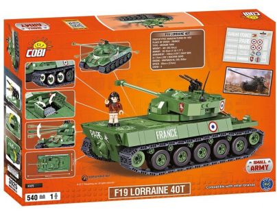 Cobi Malá armáda 3025 World of Tanks F19 Lorraine 40t