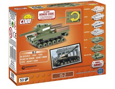 Cobi Malá armáda 3026 World of Tanks Nano Tank IS2