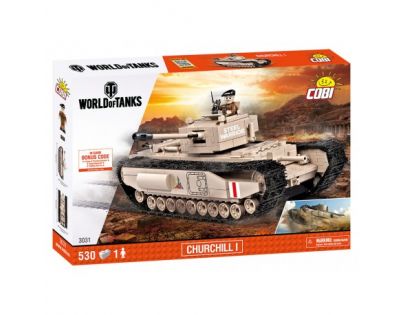 Cobi Malá armáda 3031 World of Tank Churchill I - Poškozený obal
