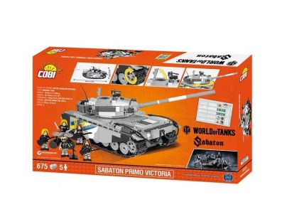 Cobi Malá armáda 3034 World of Tanks Sabaton Primo Victoria - Poškozený obal